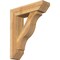 Ekena Millwork Funston Slat Rough Sawn Bracket w/ Offset Brace, Western Red Cedar, 8"W x 30"D x 36"H BKT0806X30X36FST06RWR - alternate 1